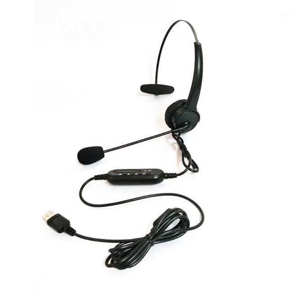 

2020 usb headset with microphone rotatable adjustable noise canceling earphone call center headset earphone for pc lap321