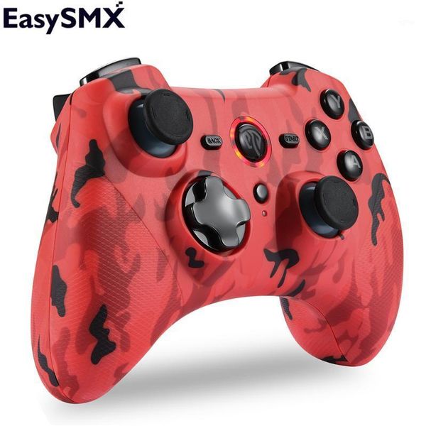 

game controllers & joysticks easysmx esm-9101 wireless joystick gamepad for pc win10 android phone /tv/tv box vibration turbo button control