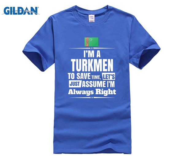 

я туркменский предположим, что я прав туркменистан флаг t-shirt азиатского размера футболки мужчины футболка спорт толстовка с капюшоном тол