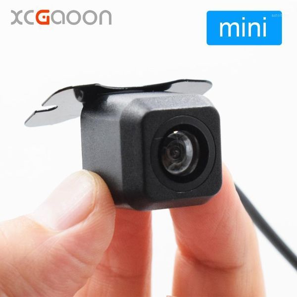 

xcgaoon universal mini cmos car rear view camera waterproof wide angle backup camera parking reversing assistance1