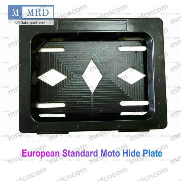 

european moto stealth license plate hide motorcycle cover shutter remote control