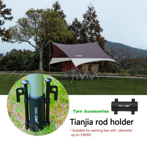 

camping traveling canopy pole holder tents awning pole fixation pipe outdoor fishing camp nail holder tents accessories