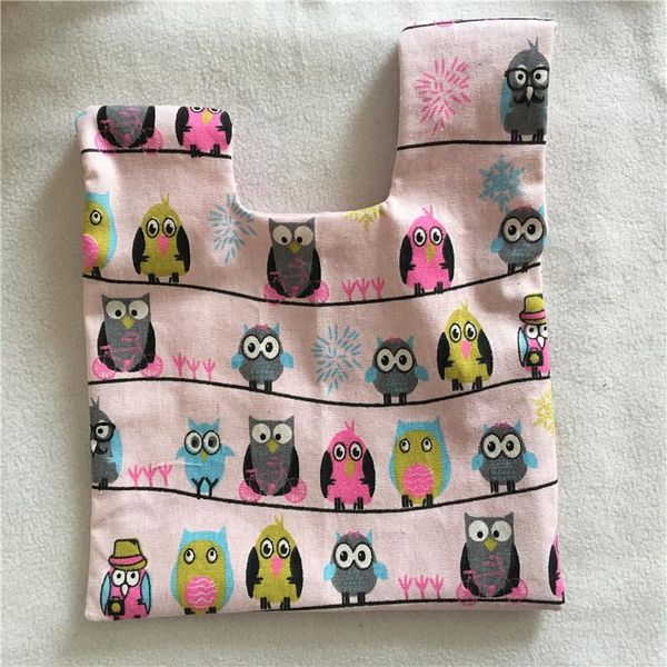 

yile handmade хлопчатобумажная льняная обертка узел сумочка монета телефон сумка цвет совы розовая база 8415j h jllrol