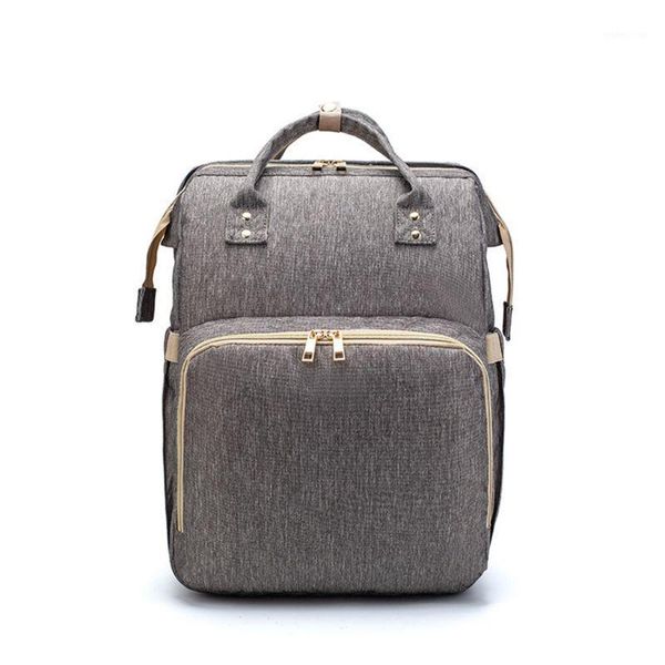 

2 in 1 folding crib backpack multifunctional large-capacity diaper bag1
