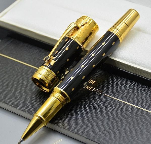 

and pen edition golden diamond silver ball serial roller elizabeth office business limited inlay engrave supplies with black cap jllfn, Blue;orange