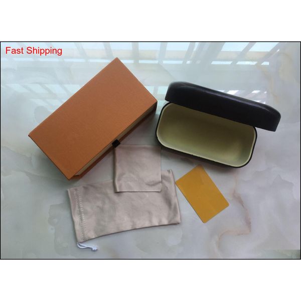 

10pcs,wholesale original box cases card clean for sunglasses design classic design sun glasses case ,box and clean cloth hi3wl