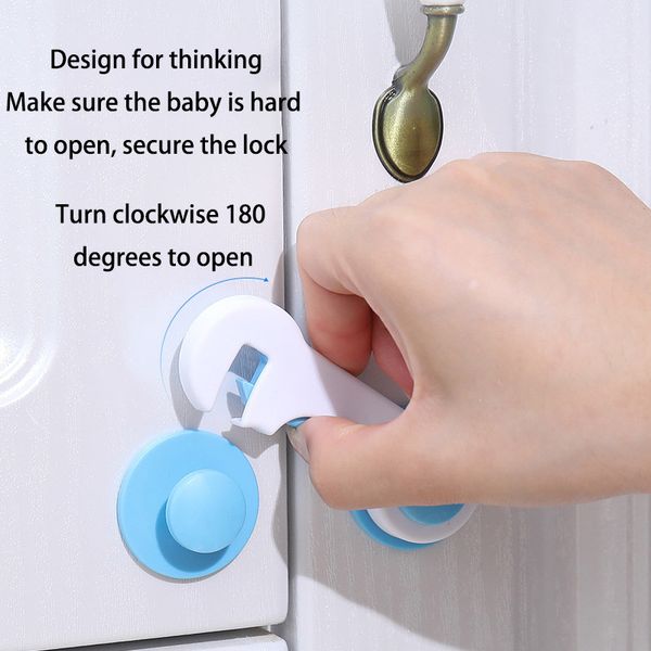 

безопасность детей кабинет блокировки младенца proof security protector выдвижные двери шкафа замка пластиковые защиты дверной замок безопас