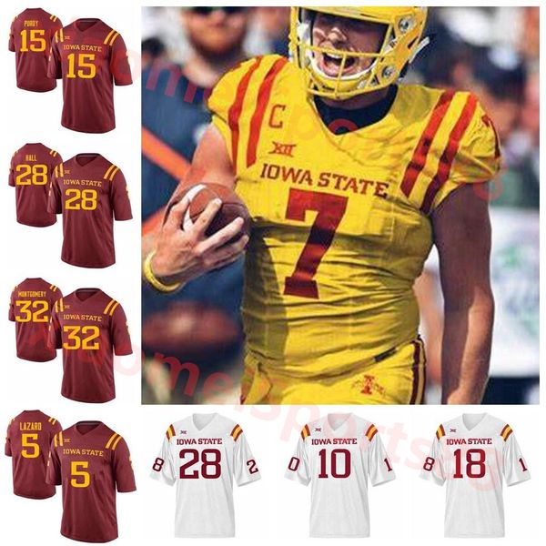 

iowa state cyclones college football jerseys sheldon croney jr. jersey zeb noland joel lanning jacob park joseph scates custom stitched, Black