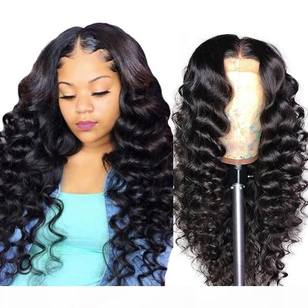 

water human hair wigs afro kinky curly loose deep yaki straight lace frontal wigs 130 150 180 250% human hair lace front wigs, Black;brown