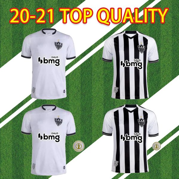

2020 2021 atletico mineiro soccer jerseys #10 r.oliveira #9 v.chara home away fans version atletico football shirt, Black;yellow