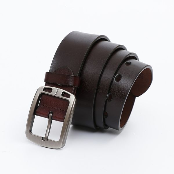 

fashion leather japanese pin buckle classic youth men's belt, Black;green