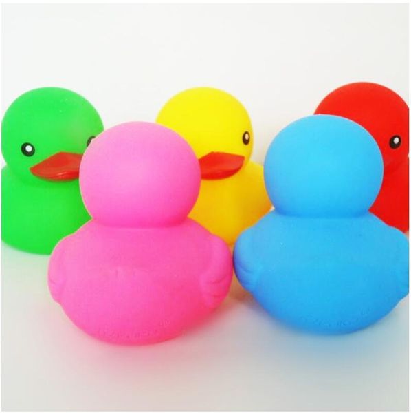 

colorful enfants mini rubber duck bath duck pvc with sound floating duck baby bath water toy kid gift