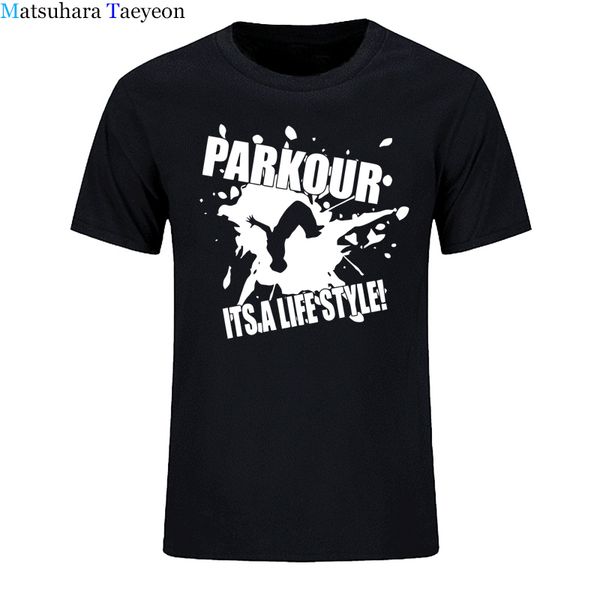 

новый паркур его образ жизни с коротким рукавом o шея повседневная camiseta тенниску бренд одежды спорта толстовка с капюшоном толстовка муж