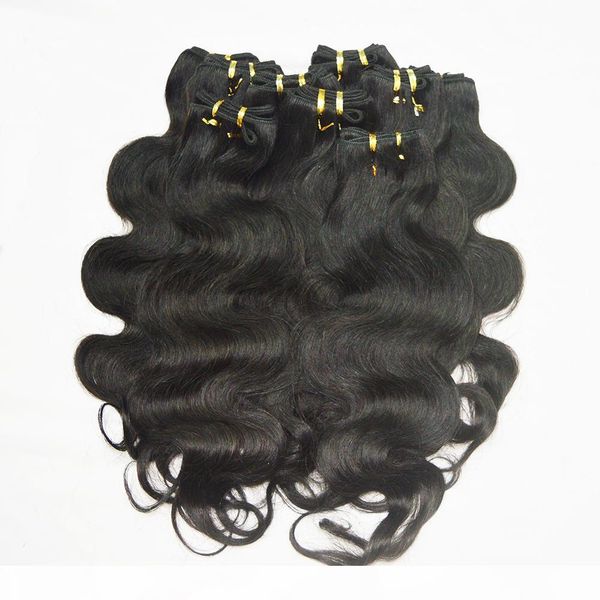 

wholesale market quite processed body wave good quality human hair actual healthy girl hair 10- 28 6pcs lot 50g pcs, Black