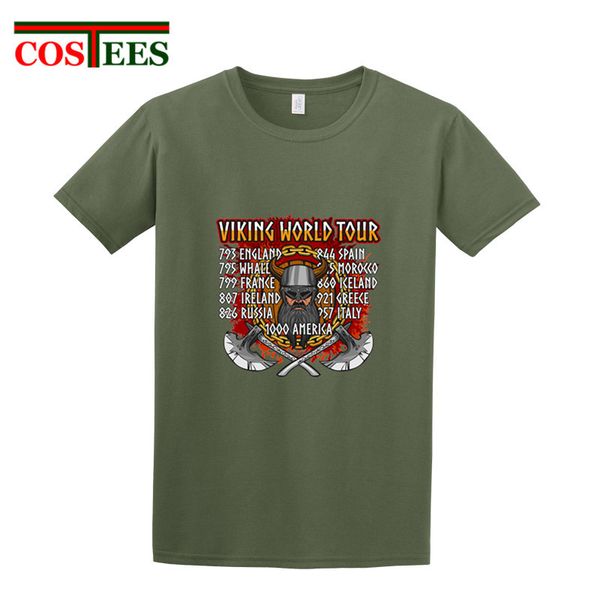 

sport 2018 vestidos verano vikings take over the world tour dates t shirt men vikings warrior berserker and norse t-shirt viking shirt