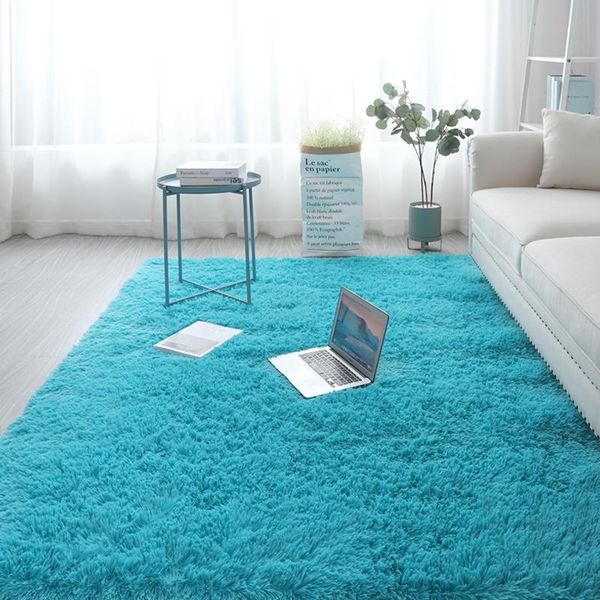 

carpets nordic ins living room carpet bedroom tatami rug plush thick balcony bay window decoration floor mat summer