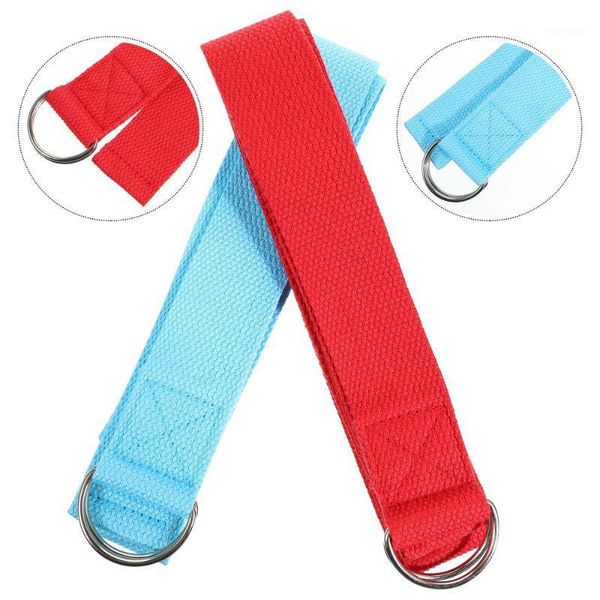 

resistance bands 2pcs 1.8m yoga stretch strap portable nonelastic multifunction durable pilates fitness band strap1
