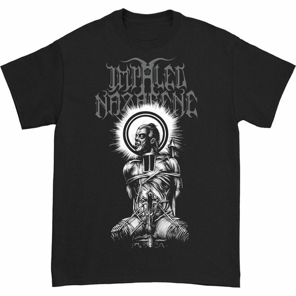

impaled nazarene men's impaled by satan's might t-shirt black fashion tee shirt sport hooded sweatshirt hoodie