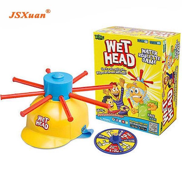 

jsxuan new parents kids wet head water roulette family game fun kid challenge hat practical jokes party funny toy q0115