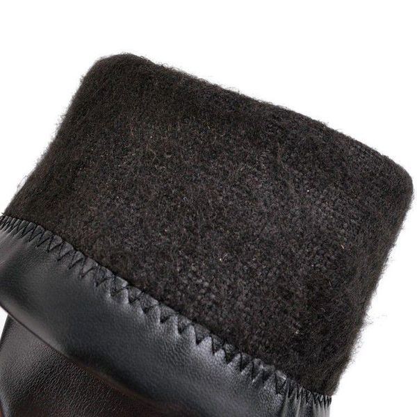 

boots women spring and autumn 2021 flat-bottomed single over the knee cake bottom waterproof winter plus cashmere, Black