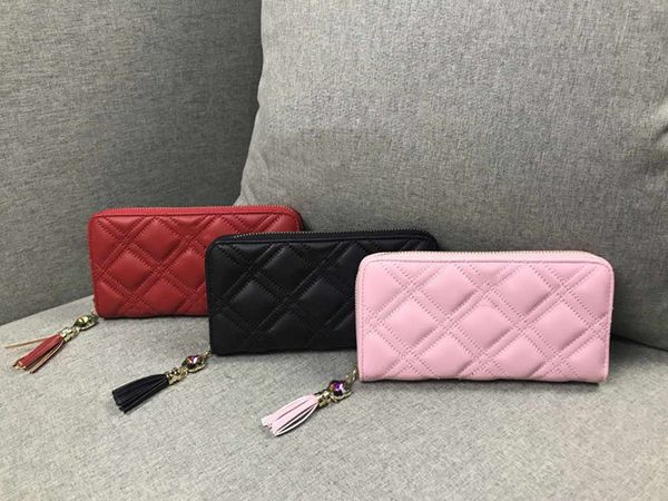 

channel women wallets 2020 solds womens bags designers handbags purses luxurys designers womens purse long wallets 3 colors a11, Red;black