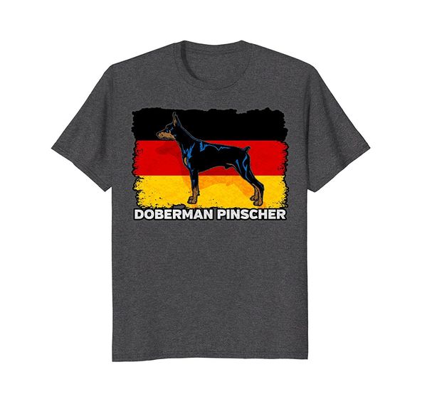 

printed t-shirts men fashion 2019 casual solid color doberman pinscher dog casual t-shirt sport hooded sweatshirt hoodie