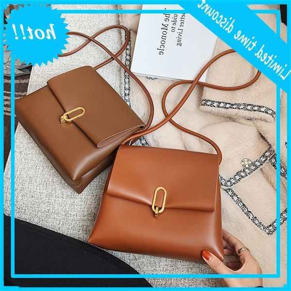 

women 2020 new autumn and winter solid color small square fashion women's one shoulder oblique bag