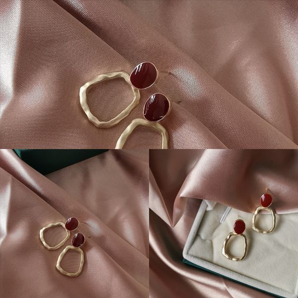 

hrgp gold earring silver backs simple womens earrings s'steel earing boucles d oreille femme sier earring sterling stud earings, Golden