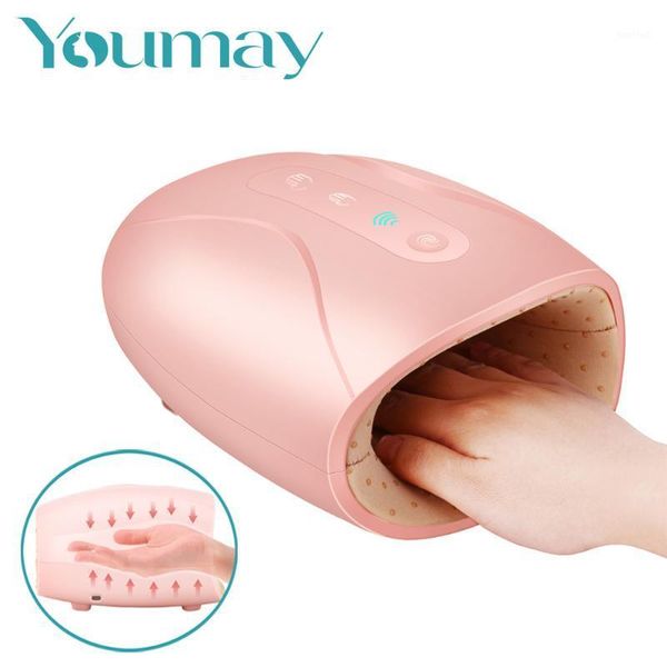 

youmay electric hand massage device heat air compression palm massager beauty finger wrist spa relax pain relief numbness relief1