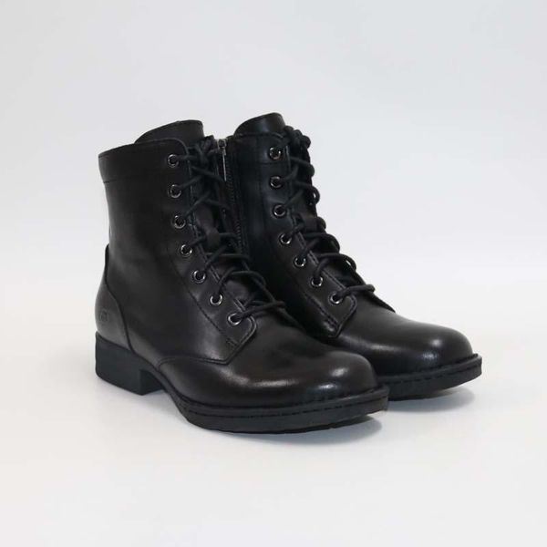 

classic martin bootsleather bootscomfortable bootswomen's bootswarm leather bootsand low price boots, Black