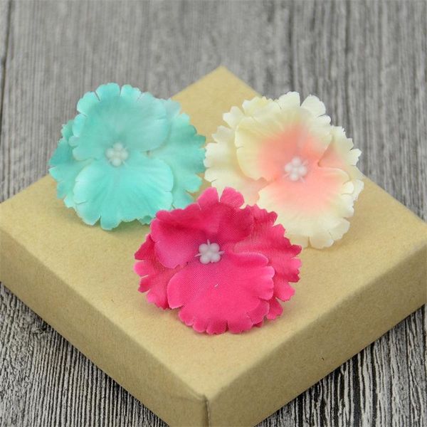 

200pcs 4cm artificial cherry blossoms silk flowers head for home garden party wedding decoration scrapbooking fake flower wmtief