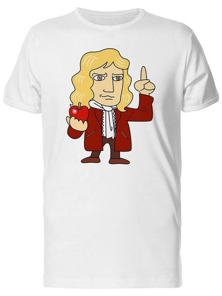 

newton with finger up cartoon men's tee -image by streetwear casual tee shirt sport hooded sweatshirt hoodie