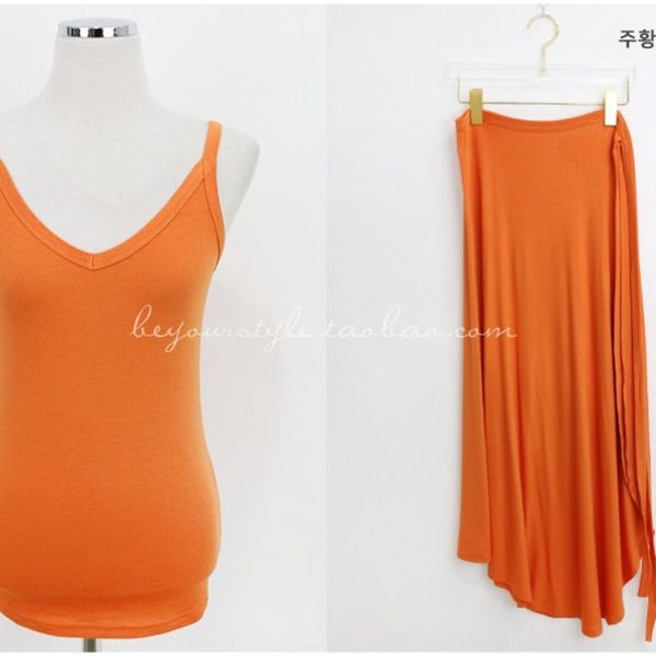 

korean 2020 summer new body stickerclose-fitting stickerslim-fit camisole irregular cloth slit suit women's korean 2020 summer new dres, Gray