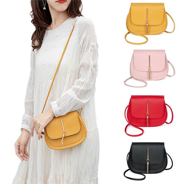 

new fashion small cross over body bag ladies shoulder tassel handbag purse women messenger, Red;black