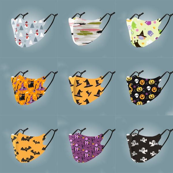 

face masks supplies dustproof print designer mask universal for men and women#691, Black