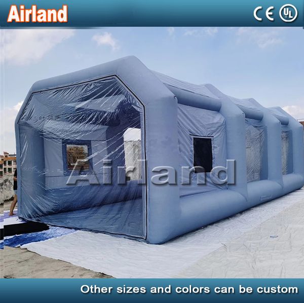 

outdoor inflatable paint booth 6m*3.5m*2.5m painting car tent car room portable inflatable spray booth