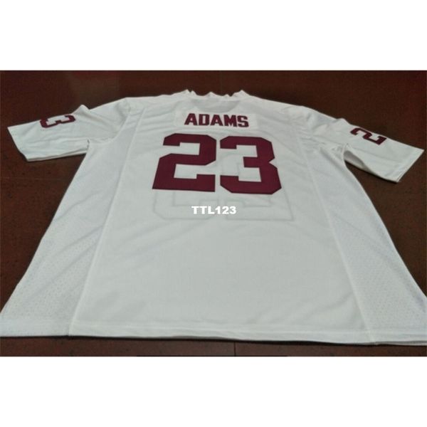 

121 #23 abdul adams red white oklahoma sooners alumni college jersey or custom any name or number jersey, Black