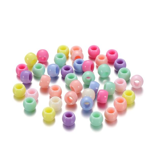 

100 pcs/lot 8.m candy color large hole czech beads charm glass czech beads diy bracelet necklaces for jewelry making bbydhh