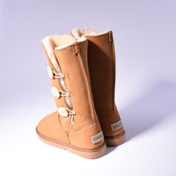 

2021 sell classic design tall 3 button women snow boots u187300 tall women boots keep warm boots us3-12 eur35-43 ing, Black