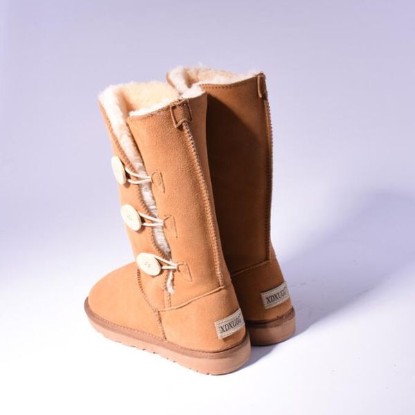 2021 Hot Sell Design Classic 3 Button Snow U187300 Mulheres altas mantêm botas quentes US3-12 EUR35-43 Frete grátis 40