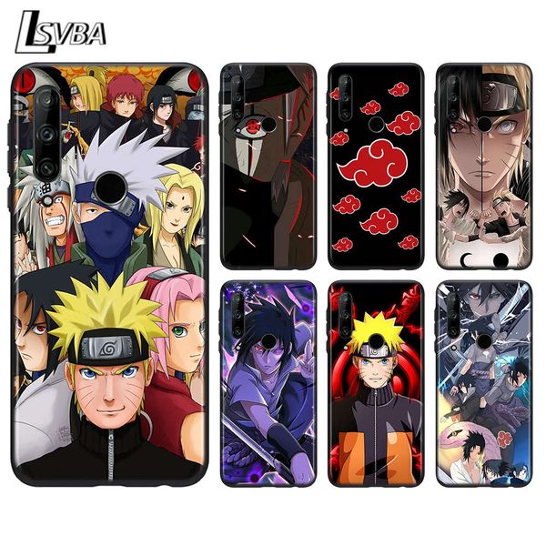 

black cover animation naruto itachi huawei honor 9c 9n 9s 9a 9x 10 x 10i 20 20e 20s 30s 30i pro lite case