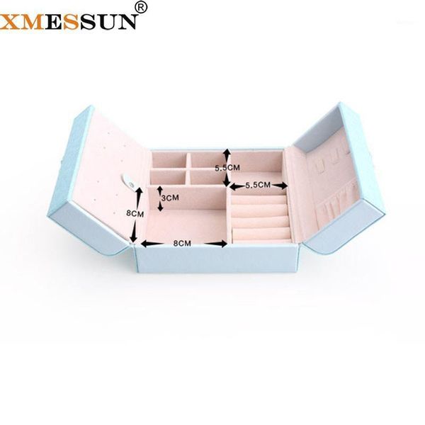 

xmessun cosmetic cases jewelry box fashion storage box leather cases new style protable 2021 classical lipstick storage ins1