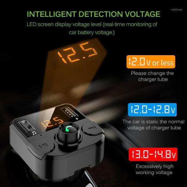 

& mp4 players portable car mp3 player bluetooth receiving u disk charger music usb 12v-24v stereo player1