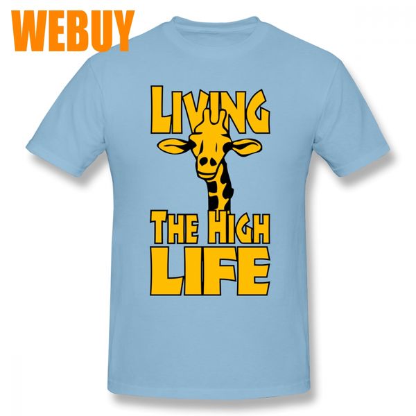 

funny giraffe living the high life t shirt pure sport hooded sweatshirt hoodie