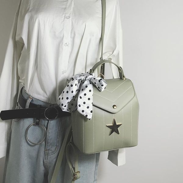 

women's bag brand originality design scarf small shoulder bag women 2020 new casual joker scarf backpack mini