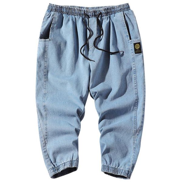 

men's jeans summer style men leisure shorts mens black denim blue pants
