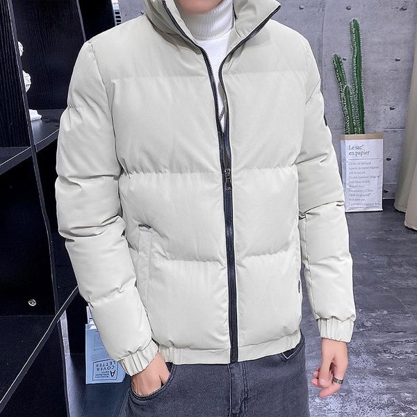 

men's down & parkas plus size 4xl-8xl winter jacket thicken warm parka coat men stand collar large outwear hommes veste my251, Black