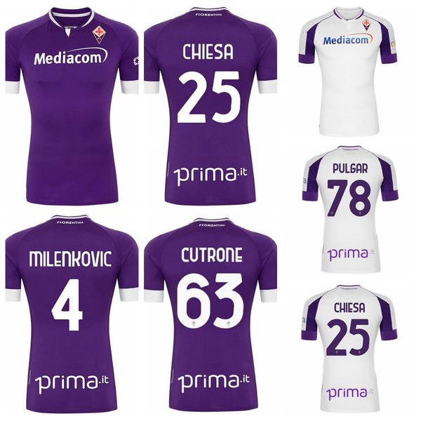 

20 21 fiorentina soccer 10 gaetano castrovilli jersey 63 patrick cutrone 11 cristian kouame pol lirola german pezzella football shirt kits, Black;yellow
