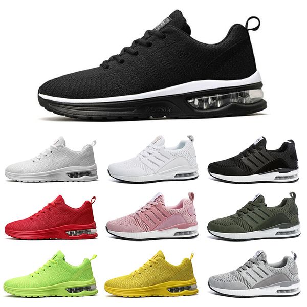 

2021 fashion men women running shoes color white black grey pink red comfortable outdoor shoes mens sport sneakers size 36-44