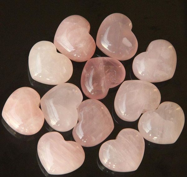 

natural heart shaped crystal stone natural stone carving decoration heart shaped pendant valentine's d jllclj mx_home